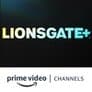 Lionsgate+ Amazon Channels logo